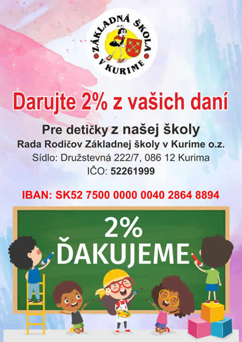 ZŠ Kurima 2% daň